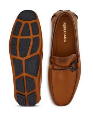 Men's Front Gancini Ornament Slip On Drivers