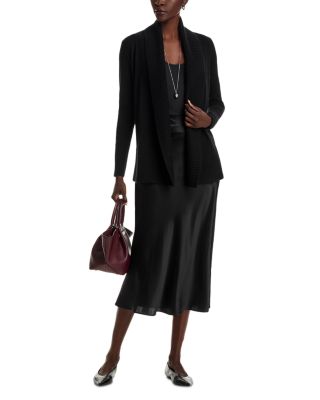 Shawl-Collar 100% Cashmere Cardigan - Exclusive