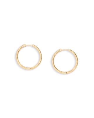 ALLSAINTS - Rope Chain Hoop Earrings
