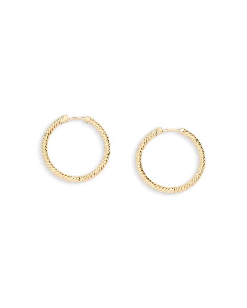 Allsaints Rope Chain Hoop Earrings