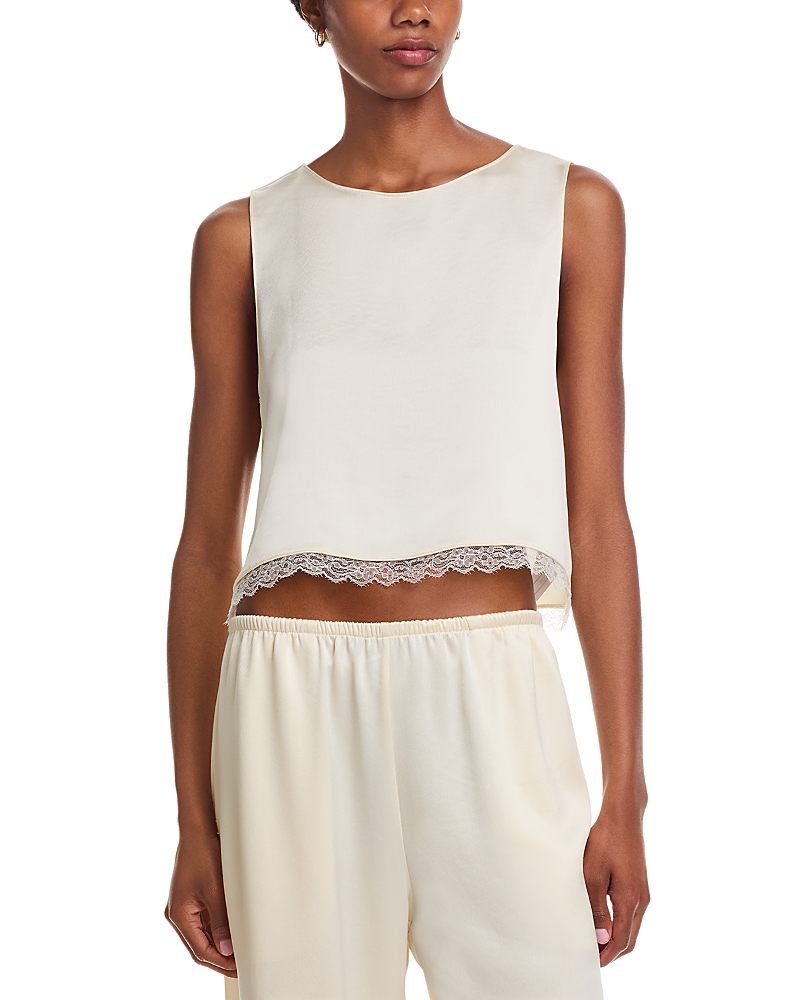 Leset Barb Cropped Top