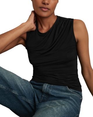 Dani Ruched Shoulder Vest