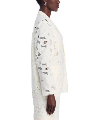 Jonara Lace Single Button Blazer