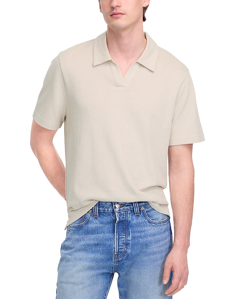 Madewell Johnny Collar Heavyweight Mesh Polo