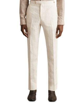 REISS - Park Linen Slim Fit Trousers