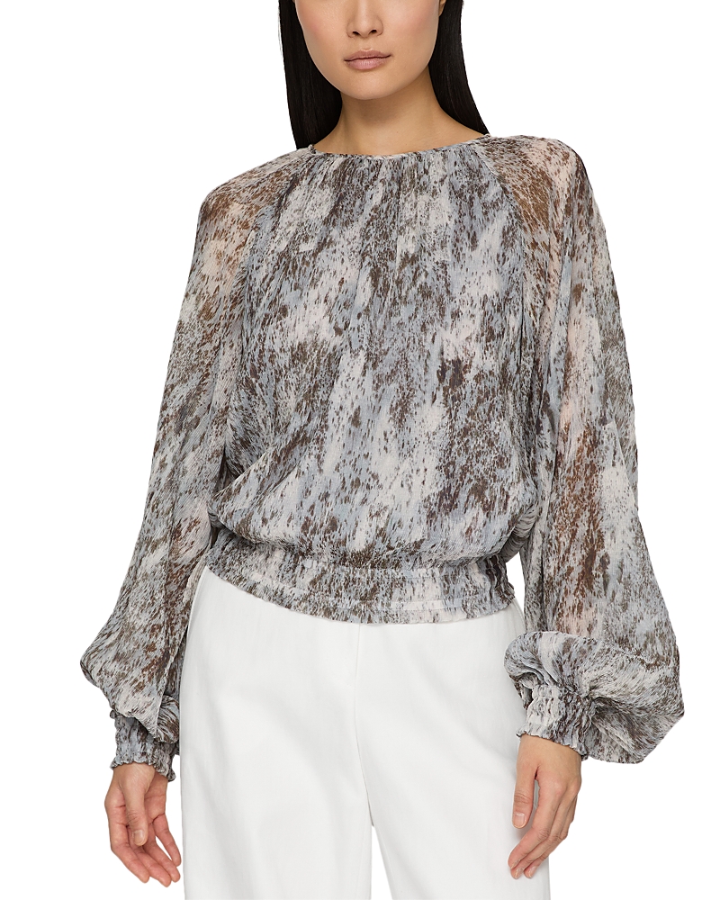 Lafayette 148 New York Gathered Blouse