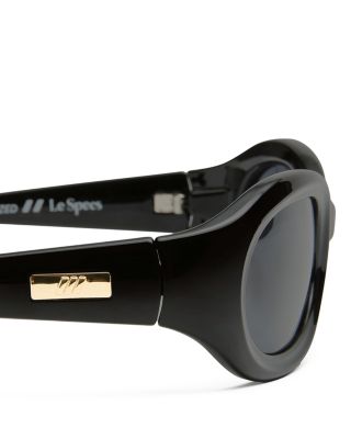 Nightcrawler Oval Sunglasses, 55mm