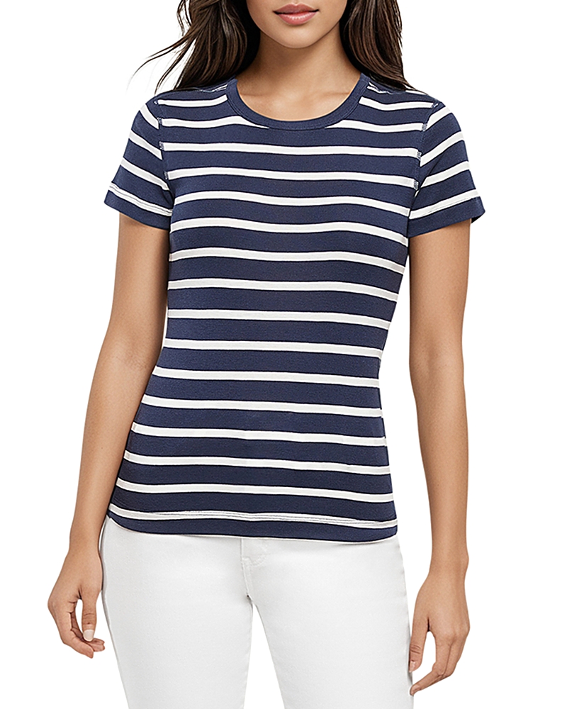 Three Dots Cotton Short Sleeve Crewneck Tee