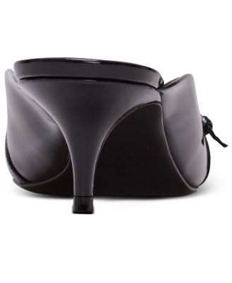 Women's Sync Patent Leather Mules with Pointed Toe