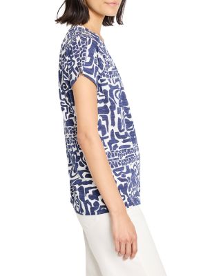 Floret Blues Crewneck Tee