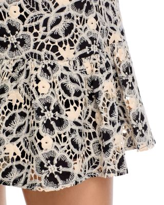 Lace Drop Waist Mini Dress - Exclusive
