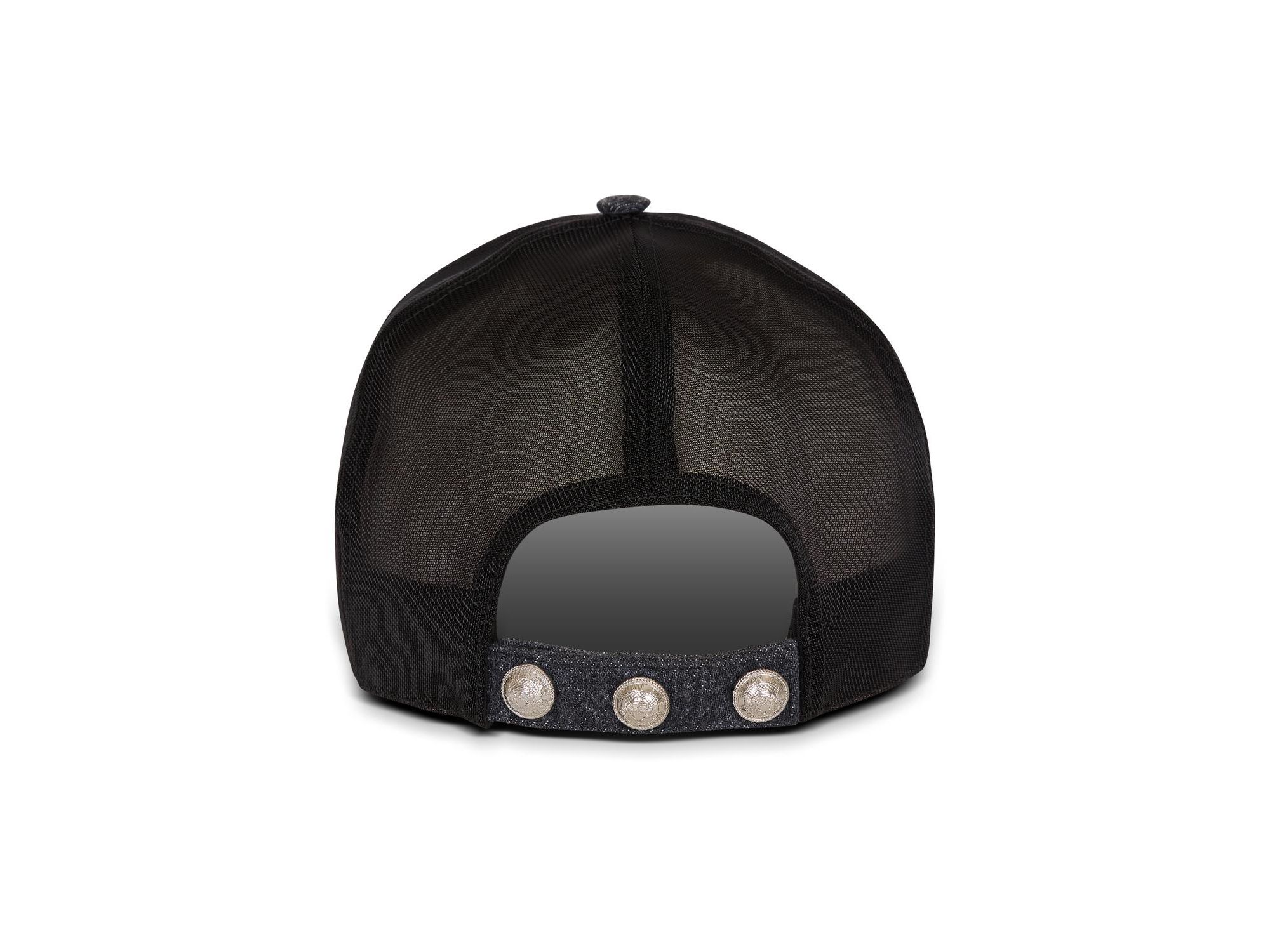 Ecusson Embroidered Denim Cap — Image 3