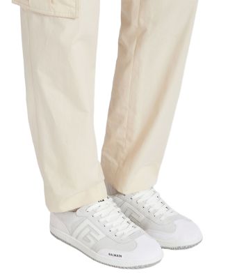  Men's Swan Suede and Smooth Leather Trainers