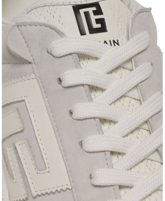  Men's Swan Suede and Smooth Leather Trainers