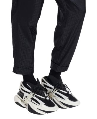  Men's Unicorn Low-Top Sneakers in Neoprene and Leather