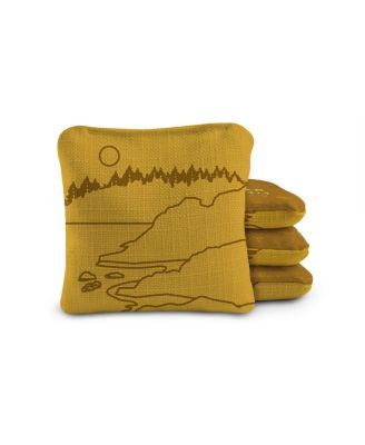 6x6 Acadia National Park Durasuede + Turbo Polyglide Pilot Versacraft Cornhole Bags