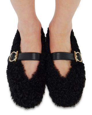 Women's Nero Buckled Flats