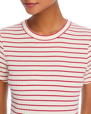 Luca Striped Ribbed Baby Tee