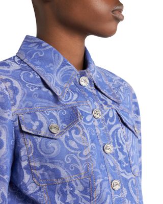 Printed Denim Jacket 