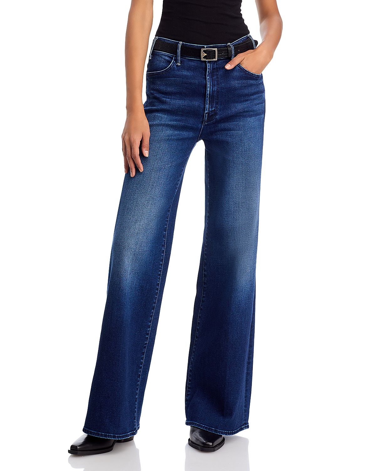 Mother The Hustler Roller Sneak Jeans