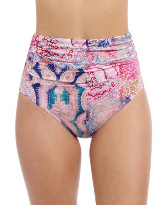 Profile by Gottex - Karma Shirred High Waist Bikini Bottom