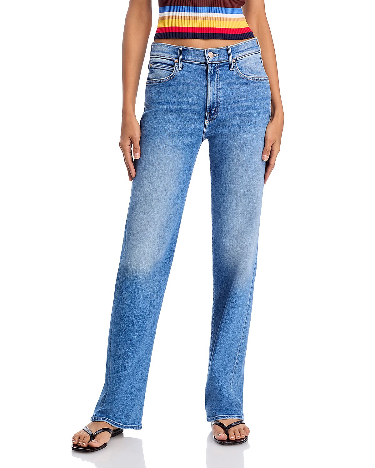 Mother The Kick It High Rise Bootcut Jeans