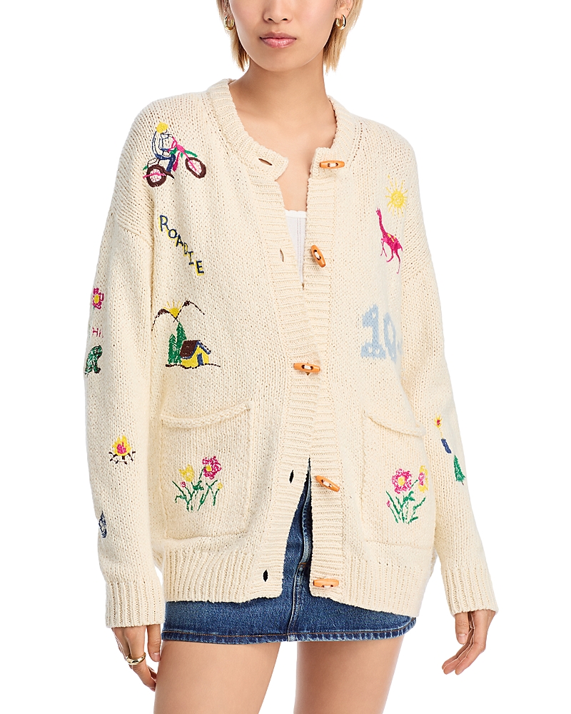 Mother The Long Drop Cardigan In Neutral