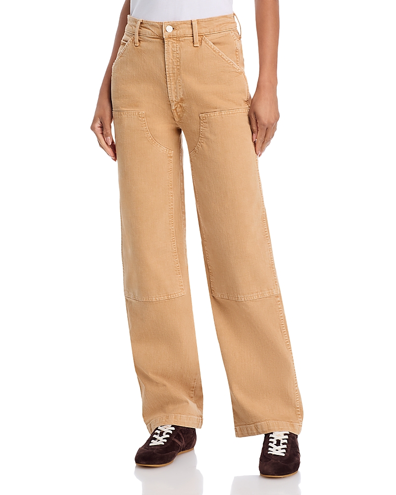 Mother Bees Knees Stud Finder Jeans In Devildsntcarewholewheat In Brown