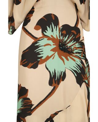 Tesoro Escondido Silk Maxi Dress