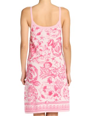 Underwater Barocco Slip Dress