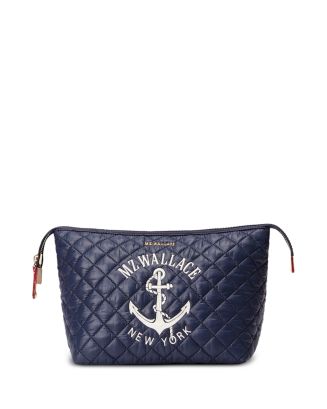 ＭＡ まとめ売り MZ WALLACE Large Zoey Cosmetic Bag in Anchor | Bloomingdale's Handbags