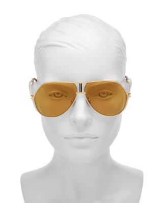 Rickie Aviator Sunglasses, 63mm