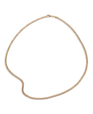 18K Yellow Gold Classic Curb Chain Necklace, 22"
