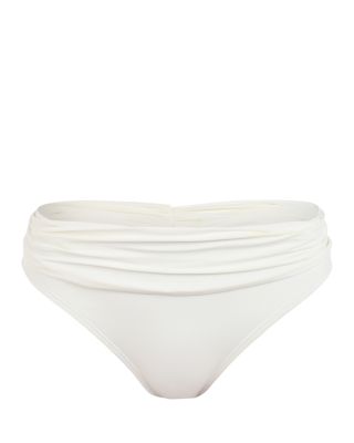 Underwire Tankini Top &amp; Island Goddess Shirred Bikini Bottom