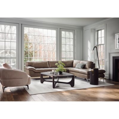 Corsica 2-Piece Leather Sectional