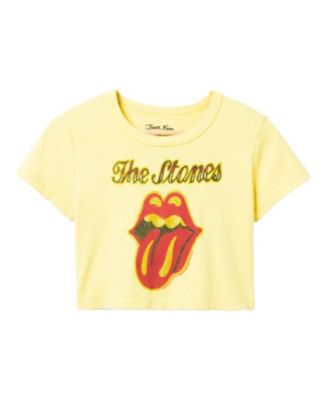 Junk Food Clothing - Women's The Rolling Stones Glitter Baby Tee