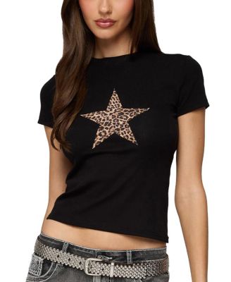 Narla Leopard Star T-Shirt