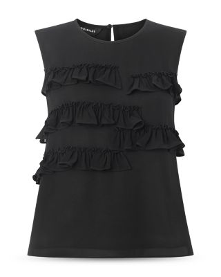 Frill Sleeveless Top