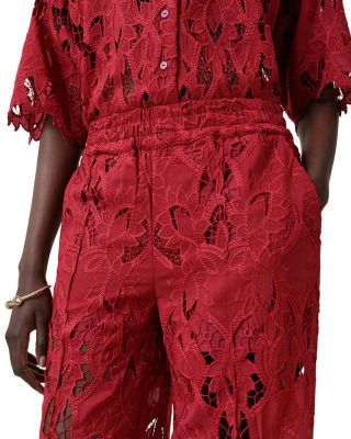 Charli Floral Lace Wide Leg Pants