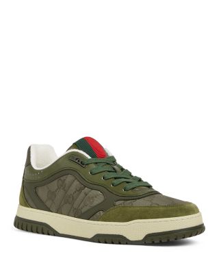 Men's Re-Web Low Top Canvas and Leather Sneakers