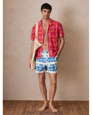 CHE Trinity Tile Print 4.9" Swim Shorts