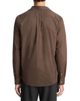 Poplin Button Front Shirt