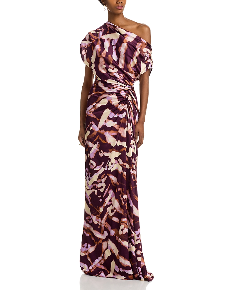 A.l.c A. L.c. Poppy One-shoulder Gown In Purple