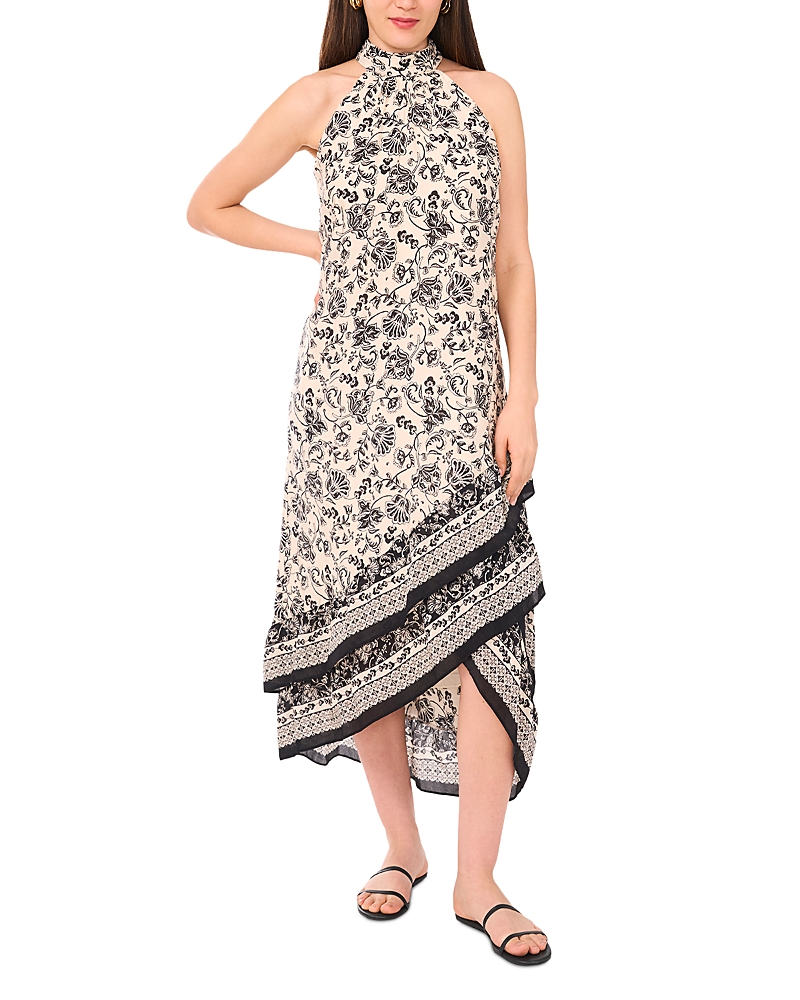 Vince Camuto Print Sleeveless High-low Maxi Dress