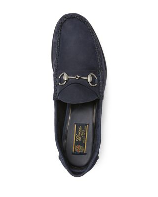 Men's Horsebit Suede Moccasins