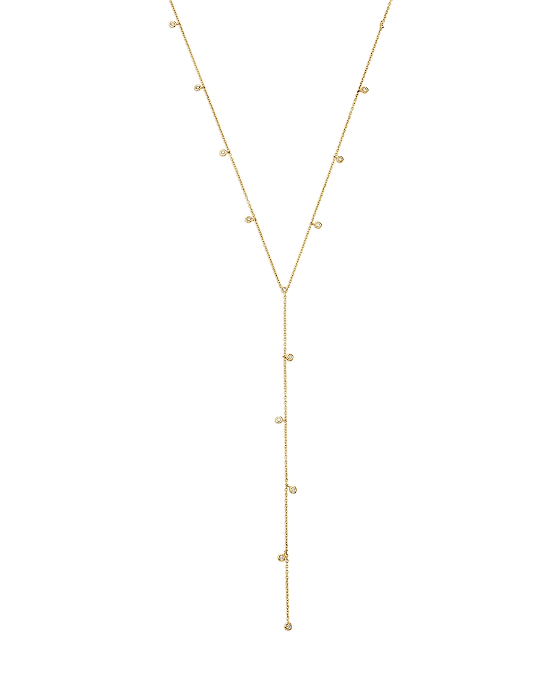 Bloomingdale's Fine Collection Diamond Lariat Necklace In 14k Yellow Gold, 0.56 Tcw In Gold