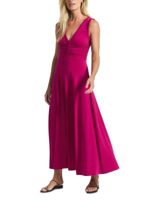 Misha Matte Jersey Ruched Dress