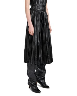 Rosalyn Skirt in Faux Leather