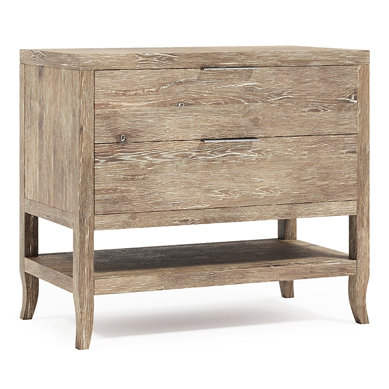 Bernhardt Tribeca 2 Drawer Nightstand In Brown