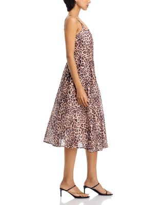 Animal Print Midi Dress - Exclusive